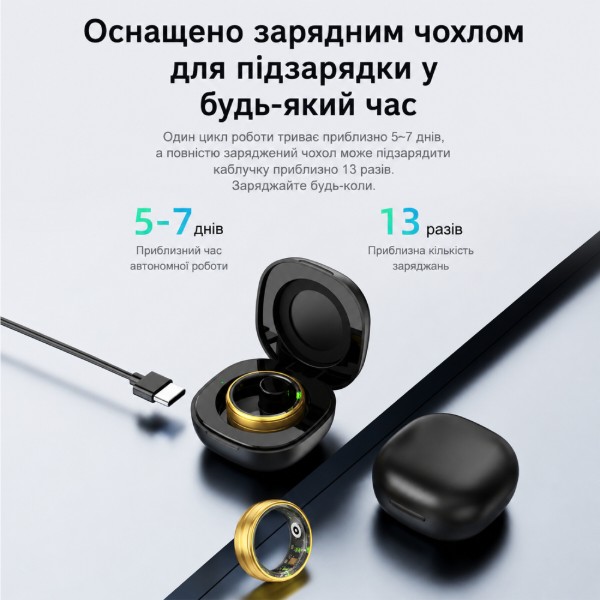 Фото - Смарт-кольцо INSPIRE HSR06 Gold (HSR06-8-gold)